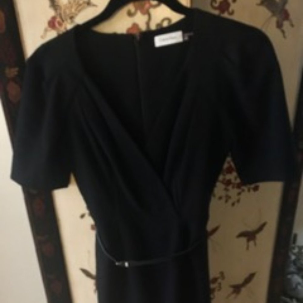 Little Black Short Sleeve Dress